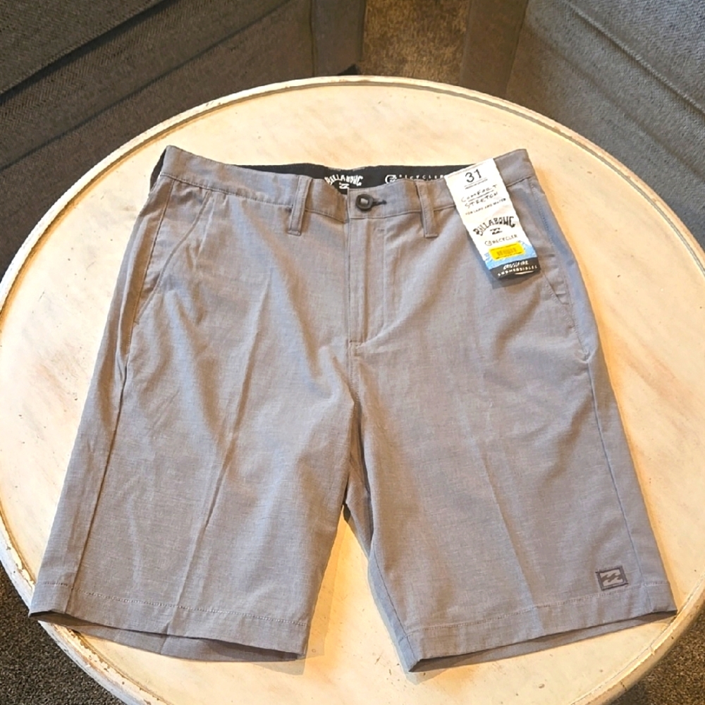 New! Men's BILLABONG Size 31 Comfort Stretch Crossfire Submersibles Shorts